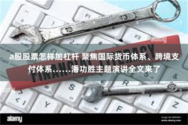 a股股票怎样加杠杆 聚焦国际货币体系、跨境支付体系……潘功胜主题演讲全文来了
