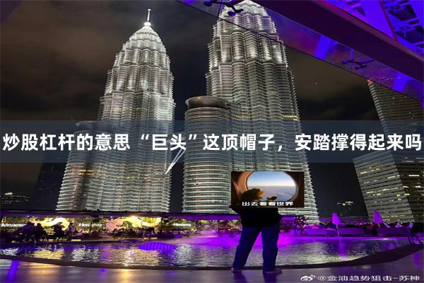 炒股杠杆的意思 “巨头”这顶帽子，安踏撑得起来吗